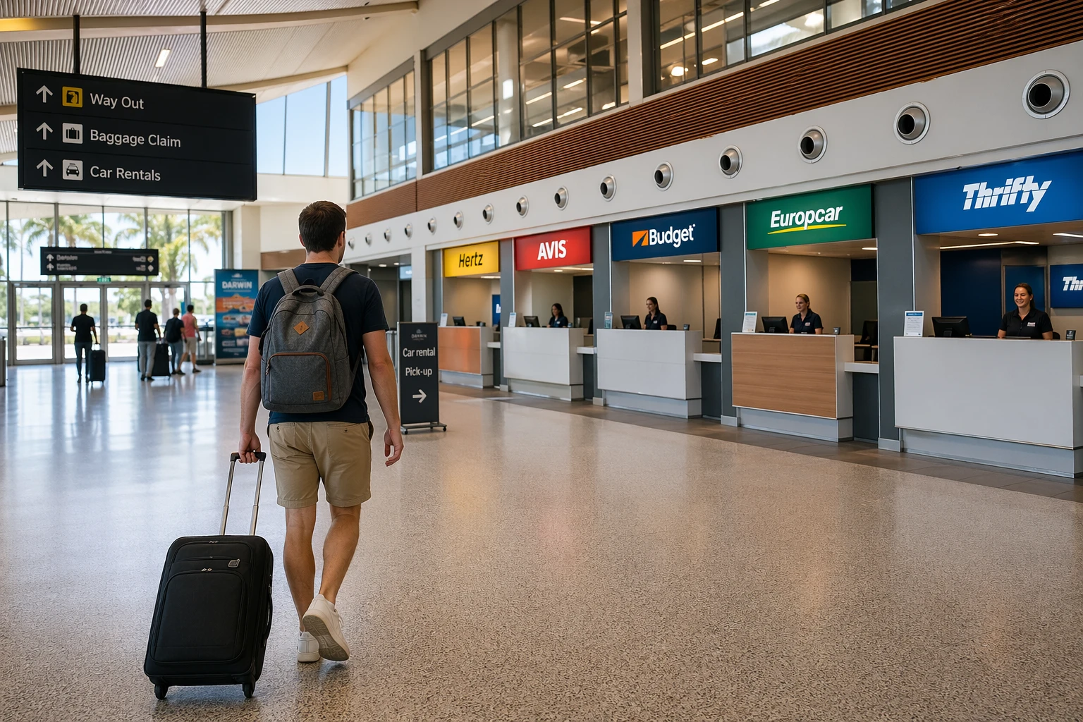car hire Darwin airport
